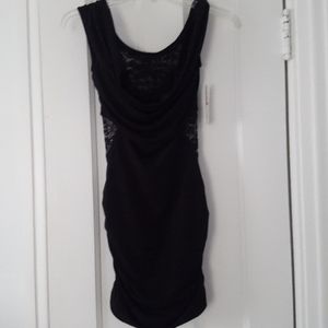 Grass collections black lace dress